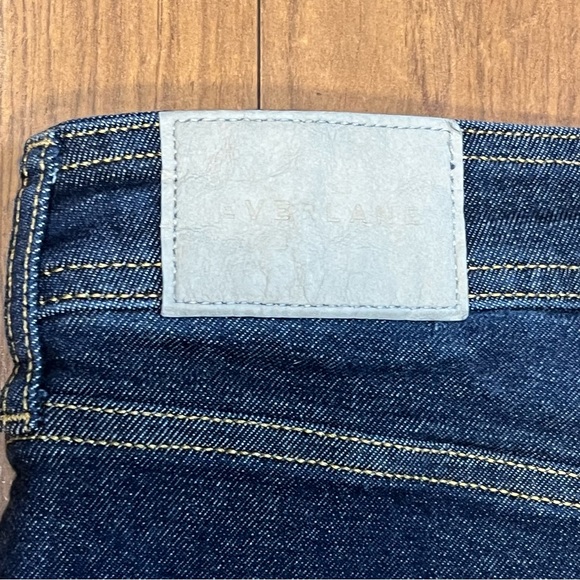 Everlane “Way High” Waisted Clean Front Skinny Jeans Dark Wash Denim Sz 32 - Picture 9 of 14
